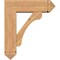 Ekena Millwork Legacy Arts and Crafts Smooth Bracket w/ Offset Brace, Western Red Cedar, 7 1/2"W x 24"D x 28"H BKT0806X24X28LEC03SWR - alternate 2